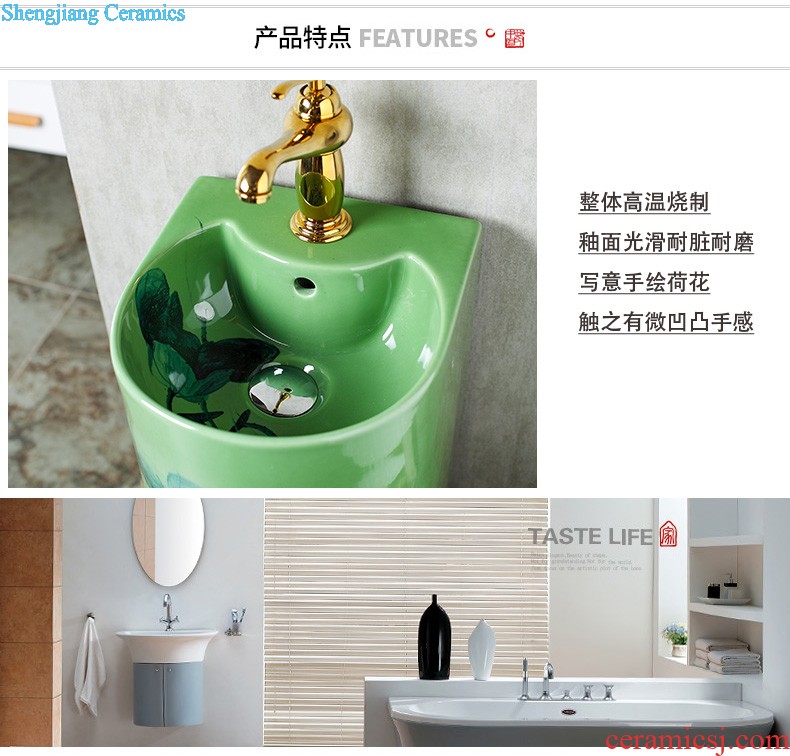 Small basin of wash one vertical integrated basin ceramic column type washs a face basin bathroom column column vertical floor type