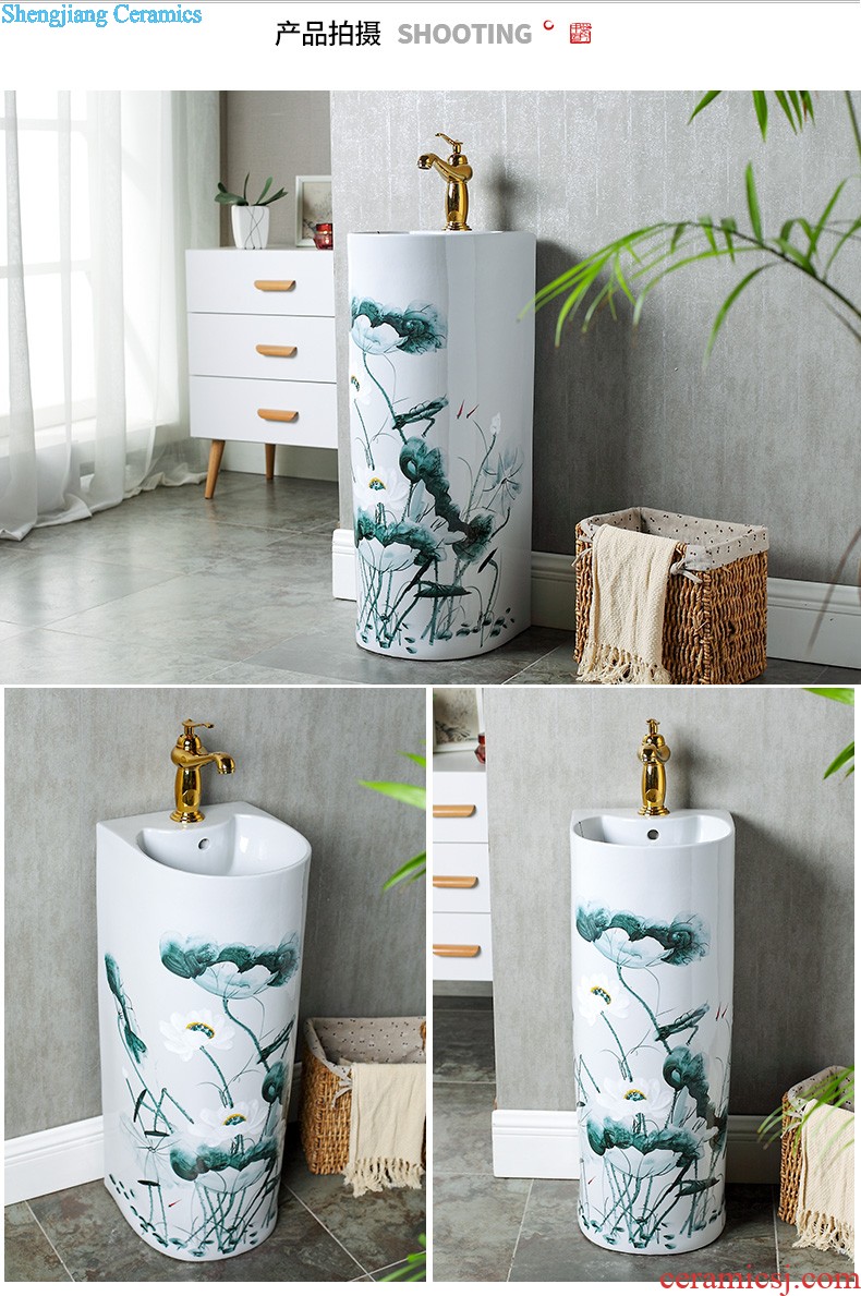 Small basin of wash one vertical integrated basin ceramic column type washs a face basin bathroom column column vertical floor type