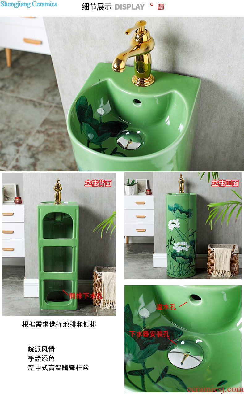 Small basin of wash one vertical integrated basin ceramic column type washs a face basin bathroom column column vertical floor type