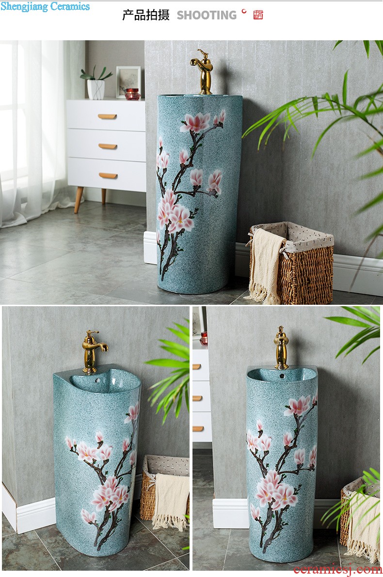 Small basin of wash one vertical integrated basin ceramic column type washs a face basin bathroom column column vertical floor type