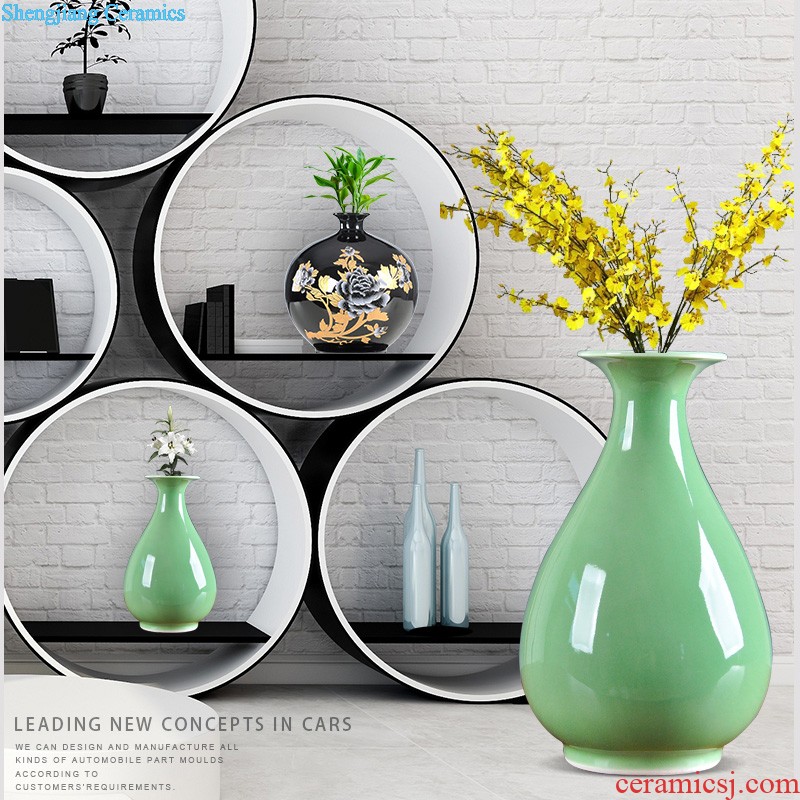 Jingdezhen blue and white archaize ceramic vases, furnishing articles The sitting room flower arranging, Chinese style household adornment vase furnishing articles