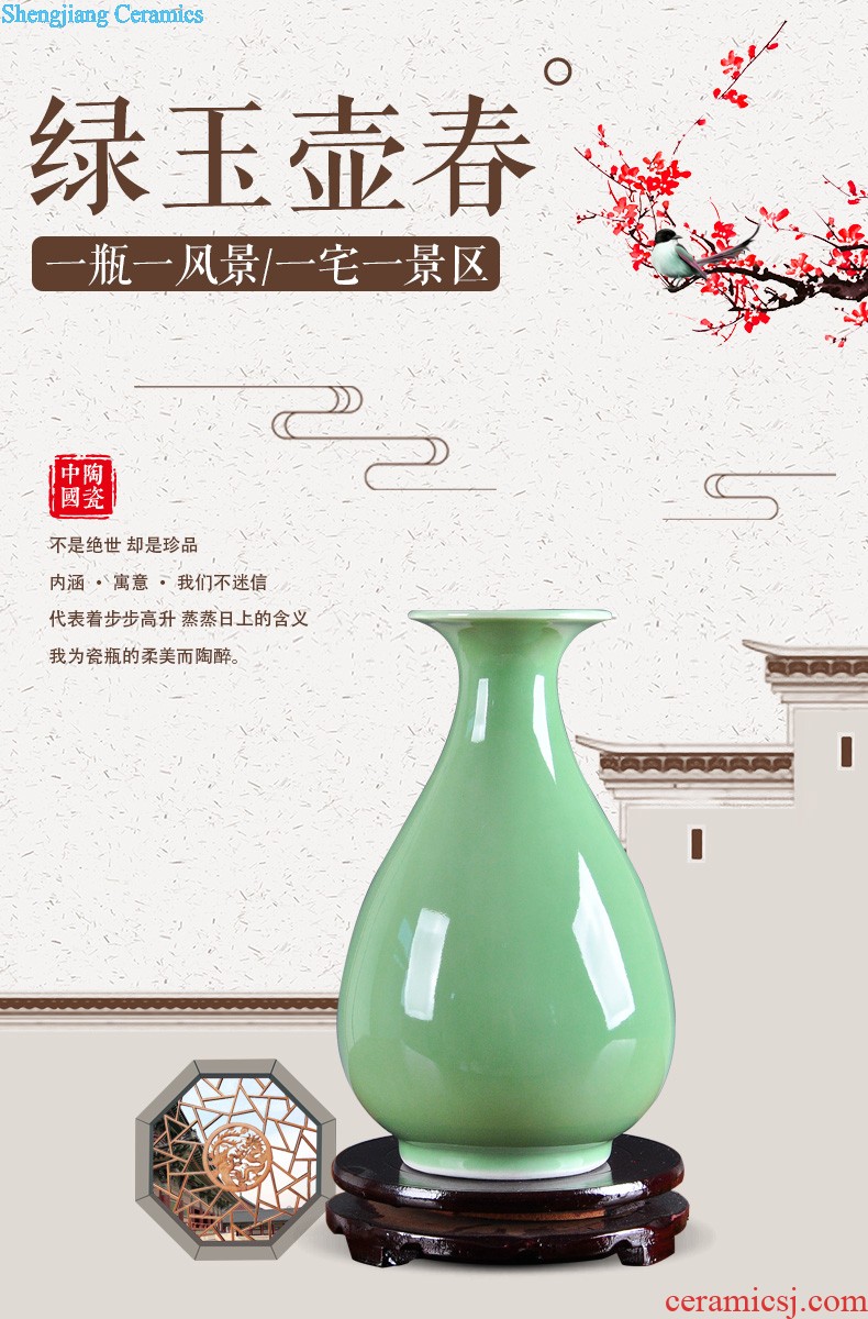 Jingdezhen blue and white archaize ceramic vases, furnishing articles The sitting room flower arranging, Chinese style household adornment vase furnishing articles