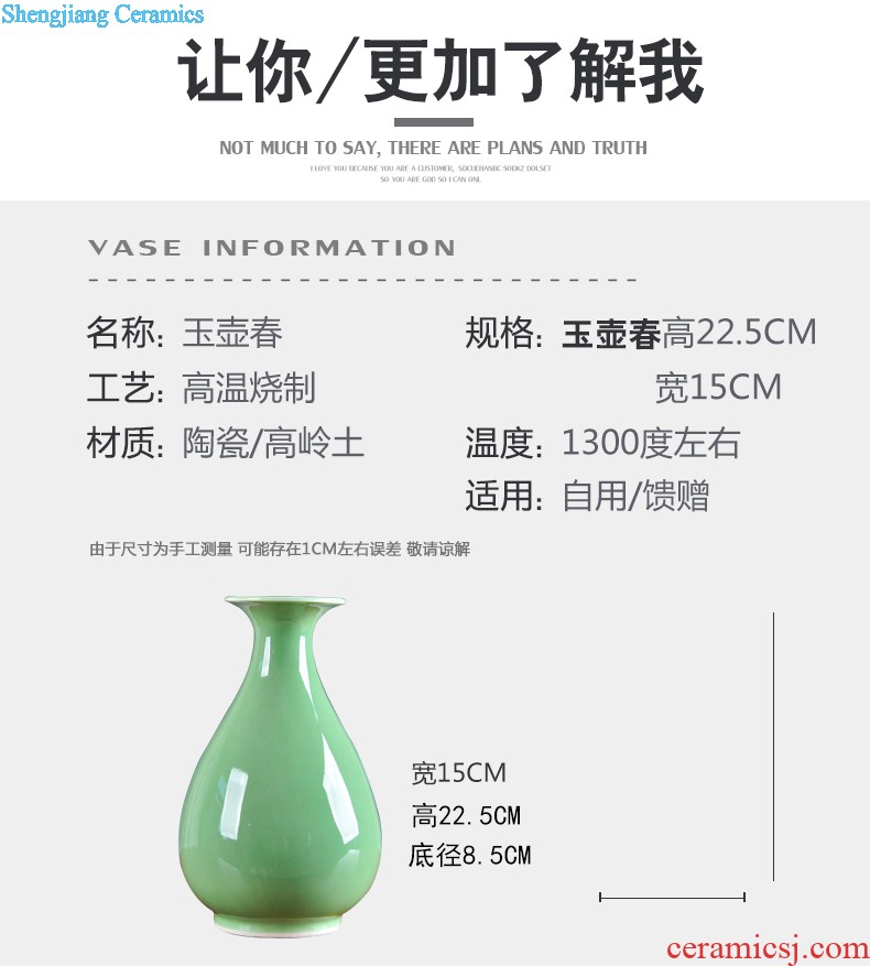 Jingdezhen blue and white archaize ceramic vases, furnishing articles The sitting room flower arranging, Chinese style household adornment vase furnishing articles