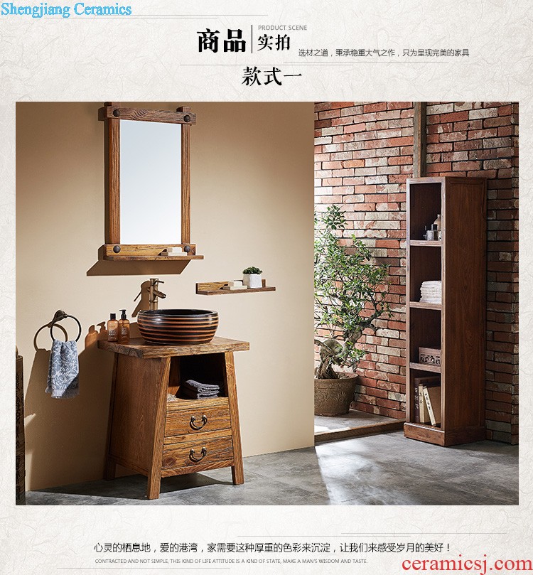 Jia depot retro personality the sink The stage basin square art ceramic toilet lavatory basin basin that wash a face