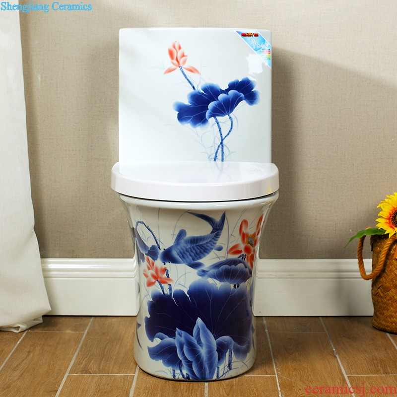 M beautiful color toilet Creative household implement European odor-proof siphon ceramic water saving toilet implement