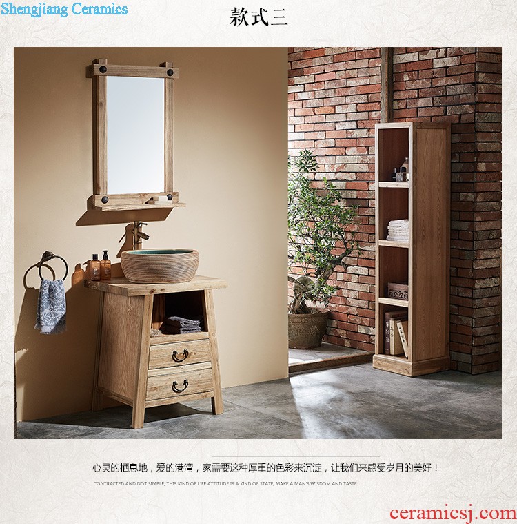 Jia depot retro personality the sink The stage basin square art ceramic toilet lavatory basin basin that wash a face