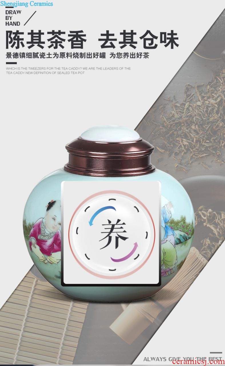 Household act the role ofing is tasted Classical Ming and qing dynasties antique Chinese vase furnishing articles Collection of jingdezhen porcelain decorative furnishing articles in the living room