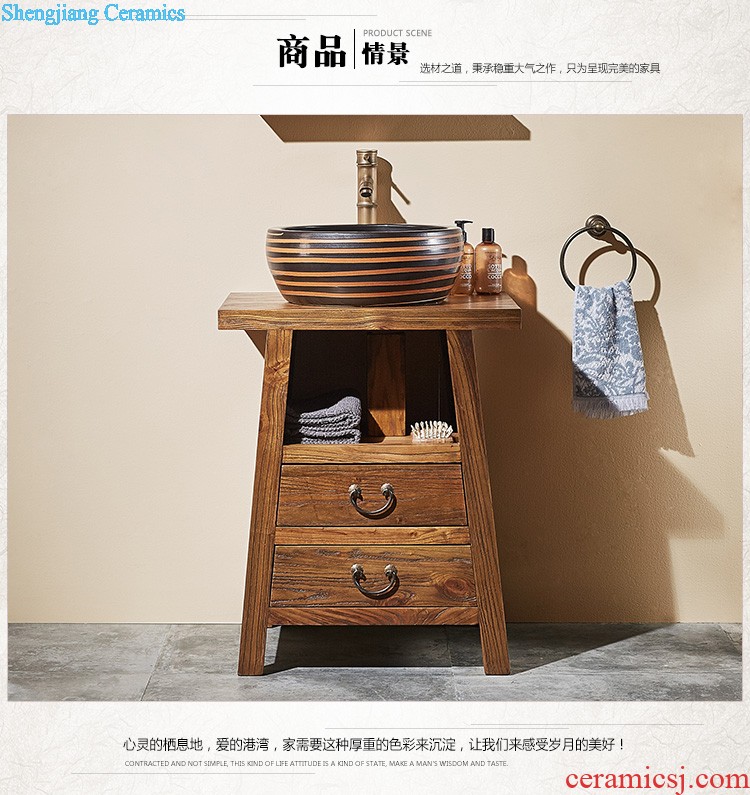 Jia depot retro personality the sink The stage basin square art ceramic toilet lavatory basin basin that wash a face