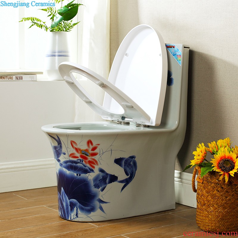 M beautiful color toilet Creative household implement European odor-proof siphon ceramic water saving toilet implement