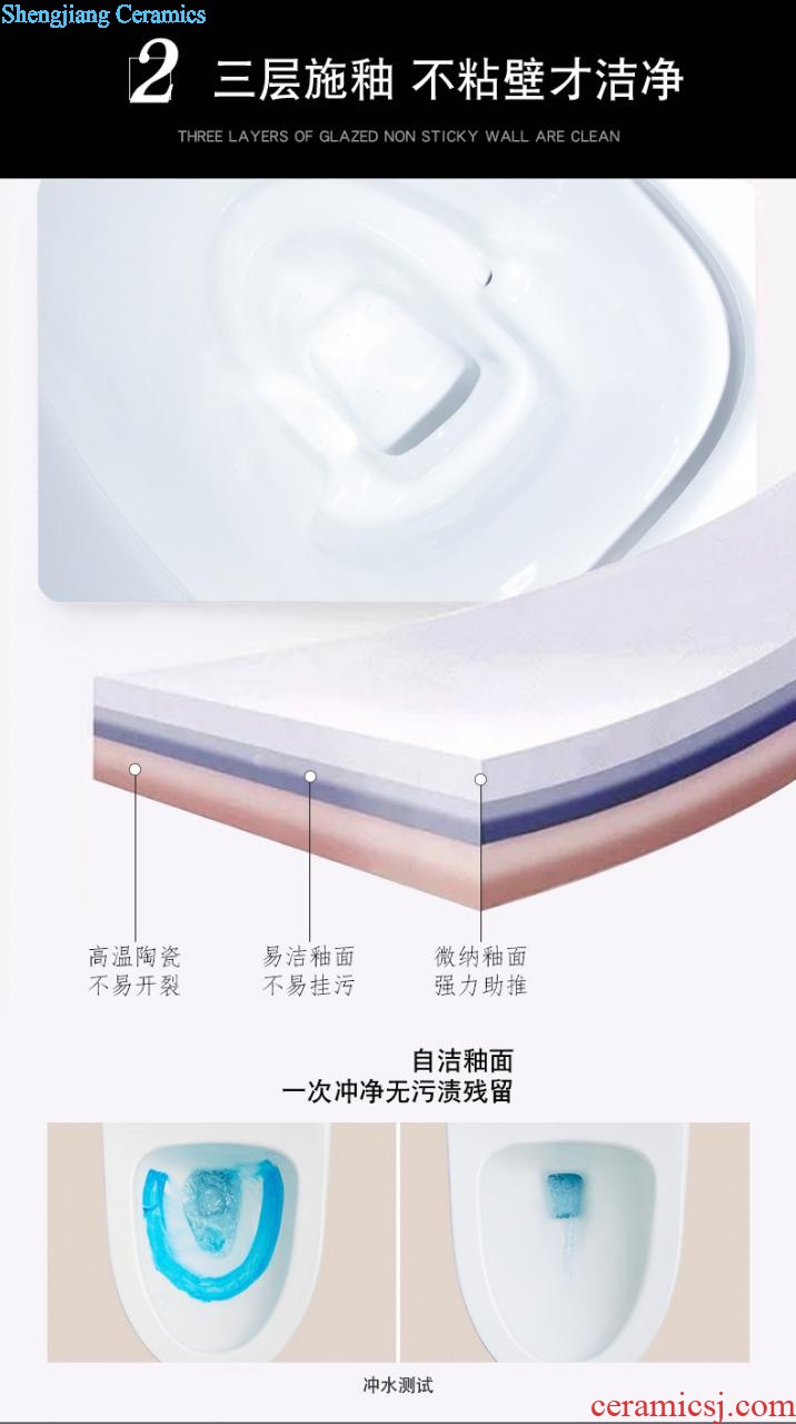 M beautiful color toilet Creative household implement European odor-proof siphon ceramic water saving toilet implement