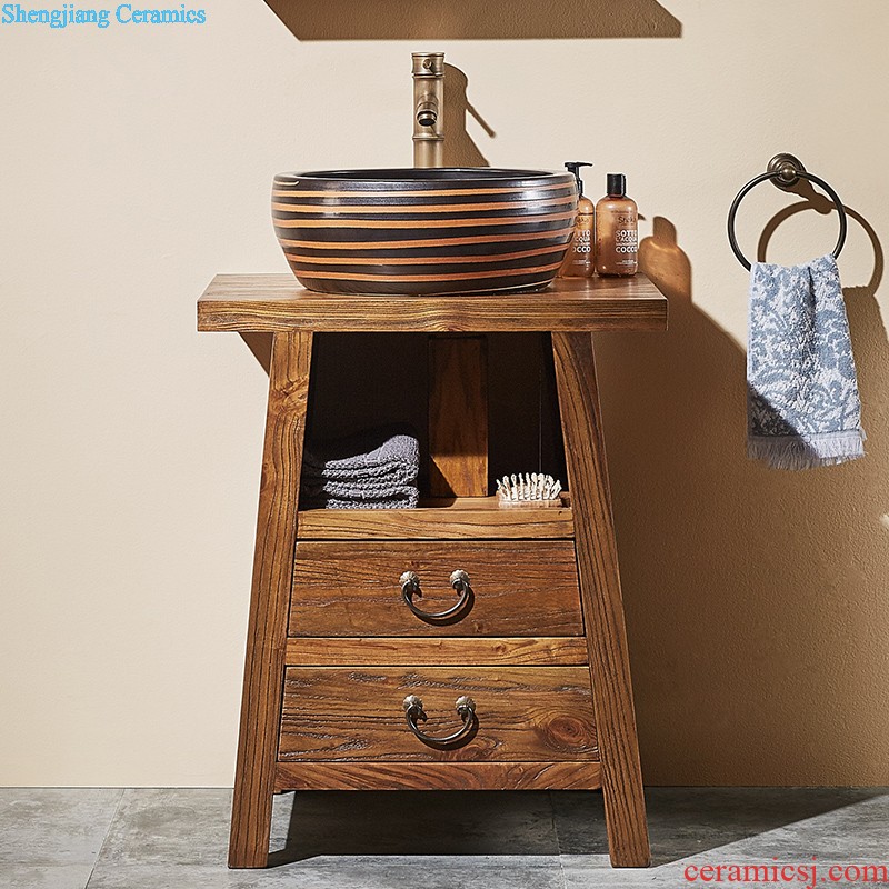 Jia depot retro personality the sink The stage basin square art ceramic toilet lavatory basin basin that wash a face