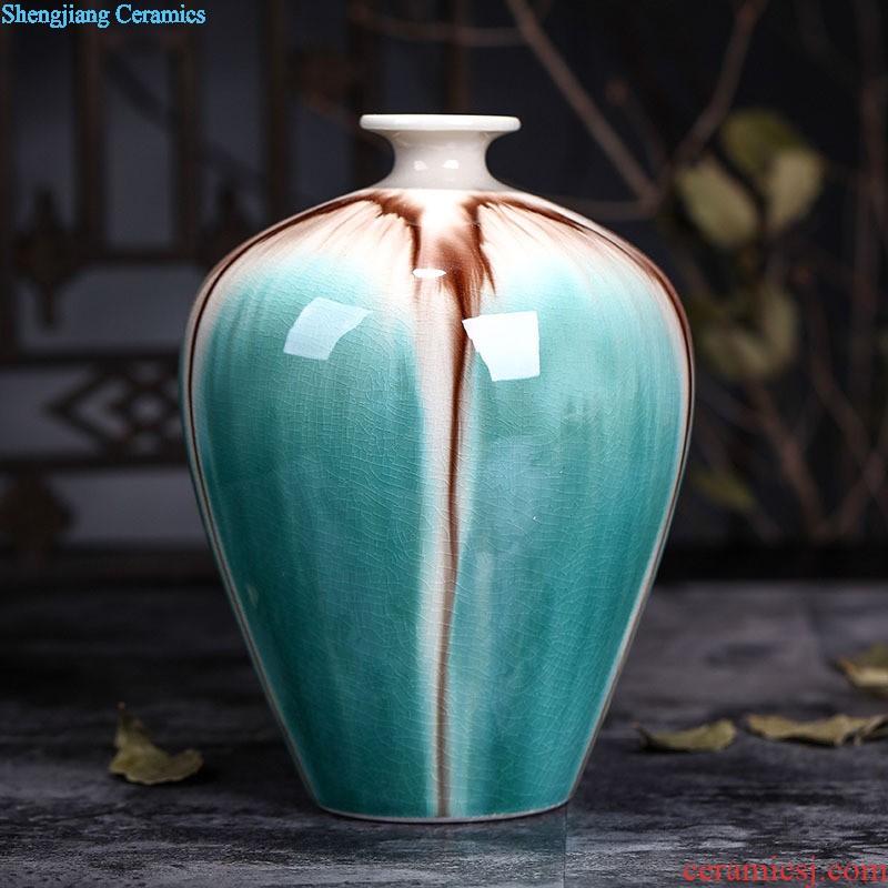 Jingdezhen ceramic sealed cans of restoring ancient ways of household creative caddy trumpet tea POTS portable caddy