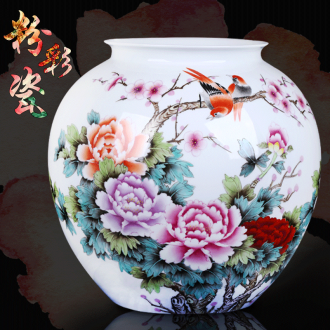 Hand-painted jingdezhen ceramic vase ikea sitting room adornment creative decoration of Chinese style restoring ancient ways the gourd bottle home furnishing articles