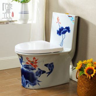 M beautiful color toilet Creative household implement European odor-proof siphon ceramic water saving toilet implement