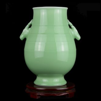 Jingdezhen ceramics celebrity hand-painted porcelain of blue and white porcelain vase household act the role ofing is tasted rich ancient frame large sitting room place