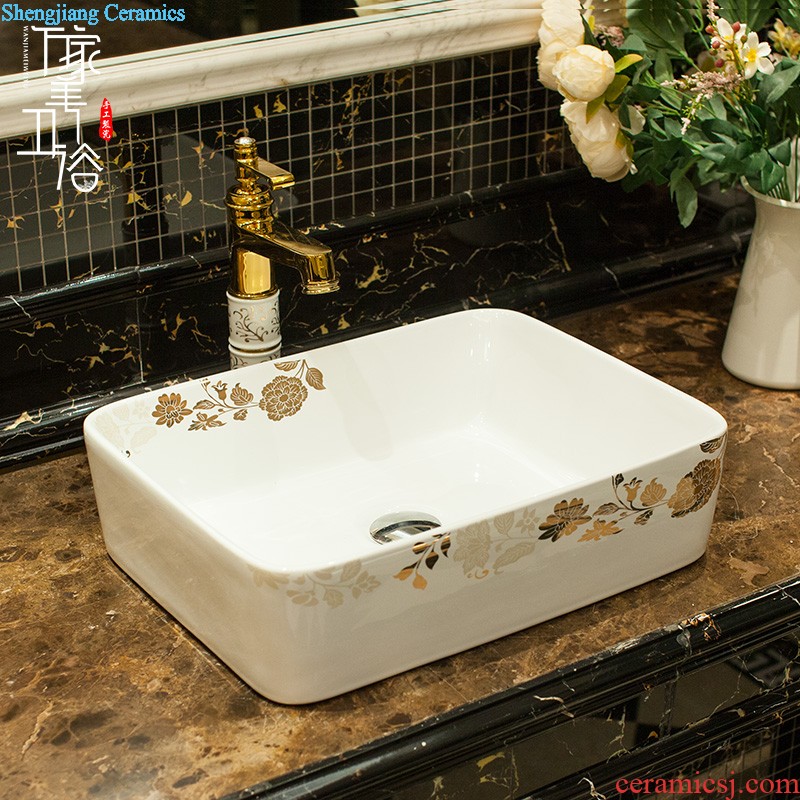 Ceramic balcony wash basin trough large mop mop pool mop pool toilet small household floor mop pool