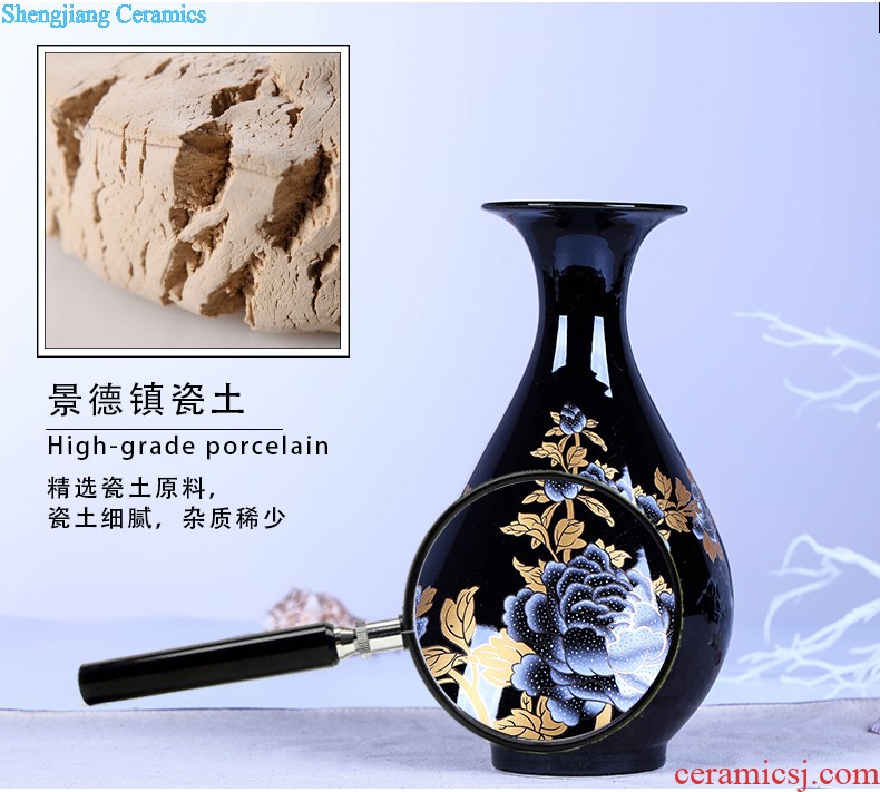 Decorative furnishing articles contracted and fashionable household act the role ofing is tasted ceramics handicraft classic Chinese style decoration plate European coloured drawing or pattern