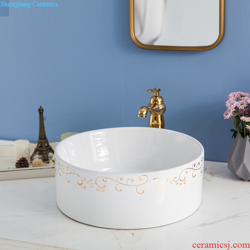 The stage basin sink lavatory ceramic european-style bathroom art basin of the basin that wash a face