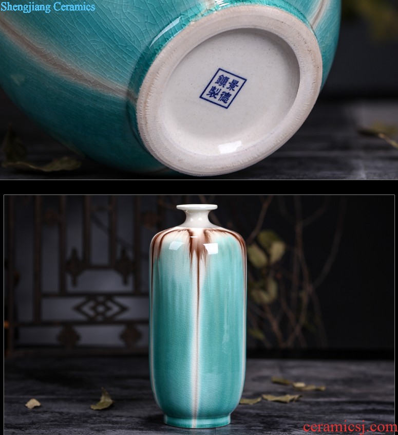 Jingdezhen ceramic sealed cans of restoring ancient ways of household creative caddy trumpet tea POTS portable caddy