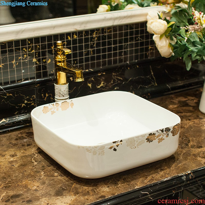 Ceramic balcony wash basin trough large mop mop pool mop pool toilet small household floor mop pool