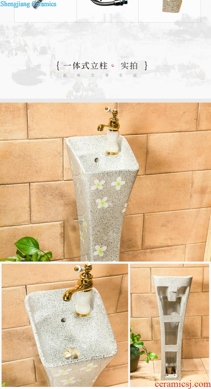 M beautiful balcony toilet ceramic basin to split the stage lavatory basin that wash a face to wash your hands ring