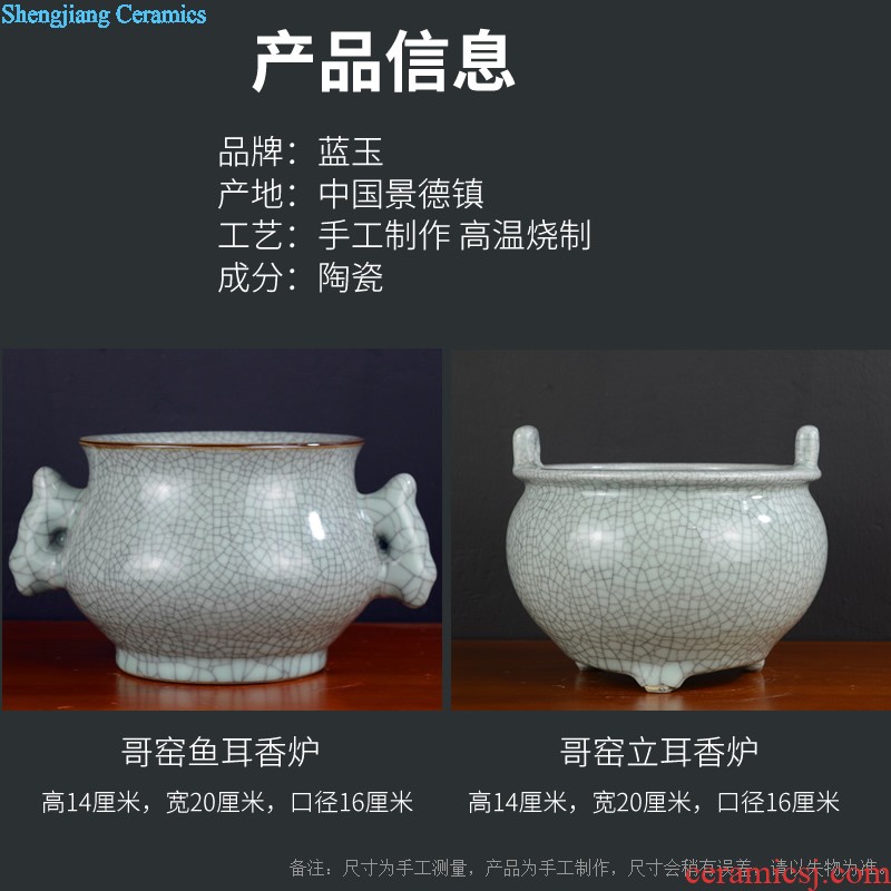 European ceramic vase furnishing articles sitting room of contemporary and contracted jingdezhen soft landing simulation flower dried flowers flower arrangement ornaments