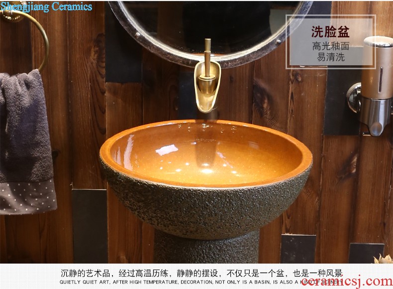 Jia depot Modern Jane European stage basin Sinks ceramic lavabo creative personality art basin