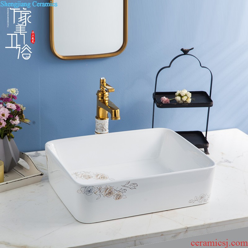 American ceramic lavatory stage basin sink more rectangular ceramic art basin of household water basin