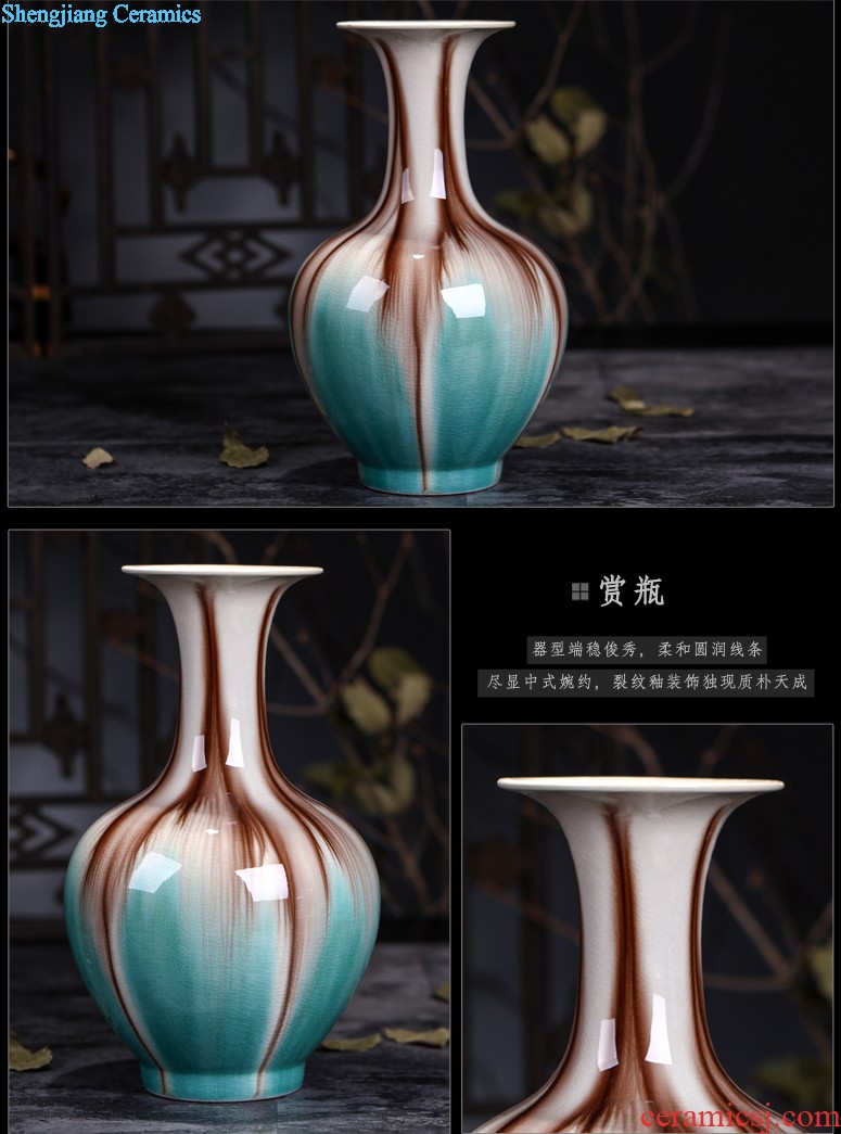 Jingdezhen ceramic sealed cans of restoring ancient ways of household creative caddy trumpet tea POTS portable caddy