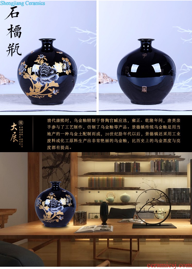 Decorative furnishing articles contracted and fashionable household act the role ofing is tasted ceramics handicraft classic Chinese style decoration plate European coloured drawing or pattern