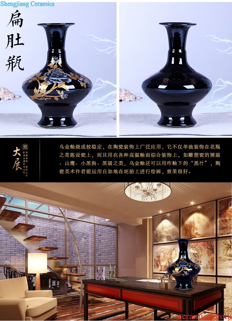 Decorative furnishing articles contracted and fashionable household act the role ofing is tasted ceramics handicraft classic Chinese style decoration plate European coloured drawing or pattern