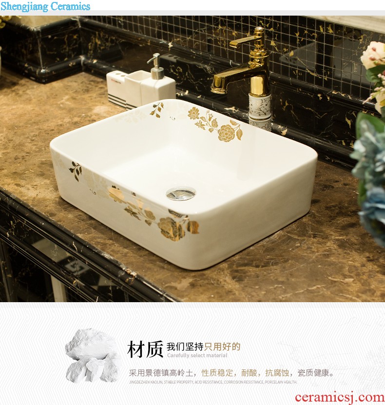 Ceramic balcony wash basin trough large mop mop pool mop pool toilet small household floor mop pool