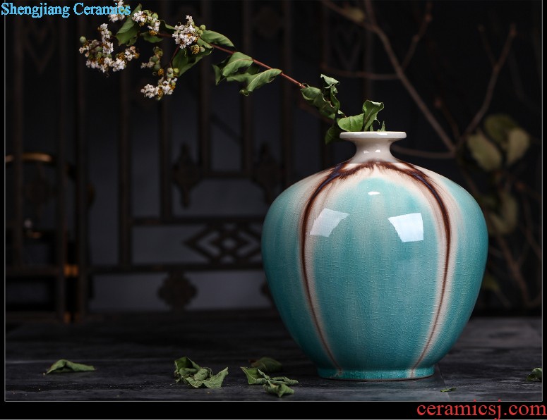 Jingdezhen ceramic sealed cans of restoring ancient ways of household creative caddy trumpet tea POTS portable caddy