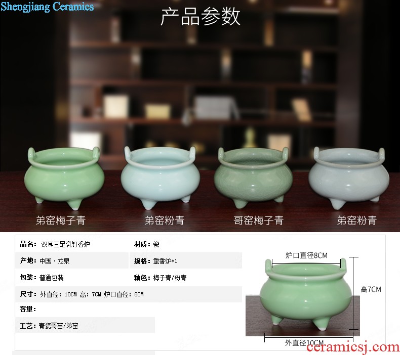 Jingdezhen ceramic ox furnishing articles home office TV ark creative arts and crafts opening gifts decorations