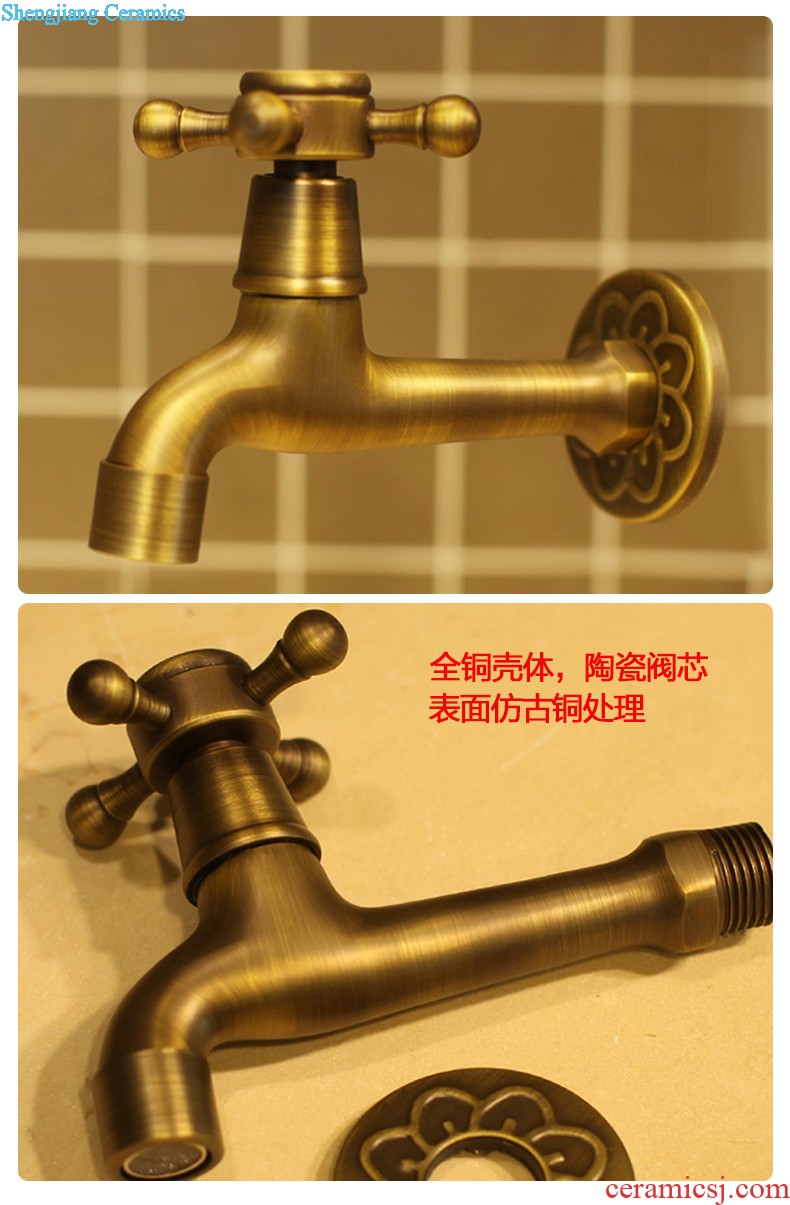 M beautiful color ceramic toilet flush household small family siphon european-style deodorization toilet implement