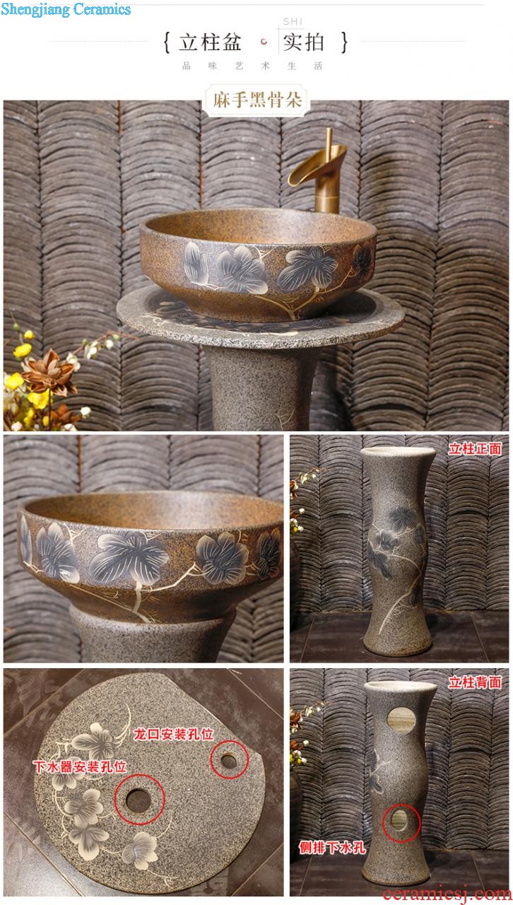 The stage basin of jingdezhen ceramic lavabo that defend bath lavatory basin art basin
