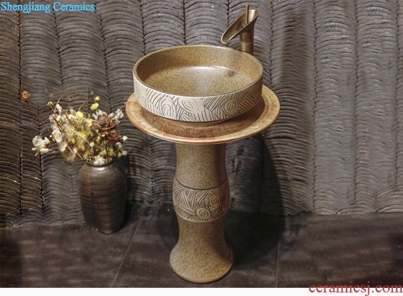 Small basin of wash one vertical integrated basin ceramic column type washs a face basin bathroom column column vertical floor type