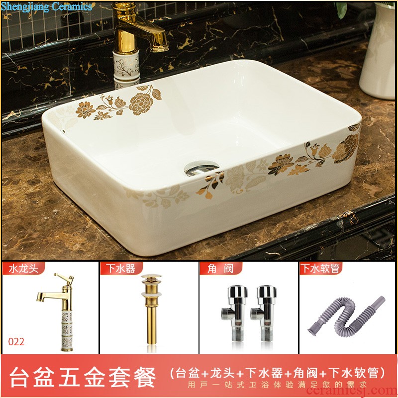 Ceramic balcony wash basin trough large mop mop pool mop pool toilet small household floor mop pool