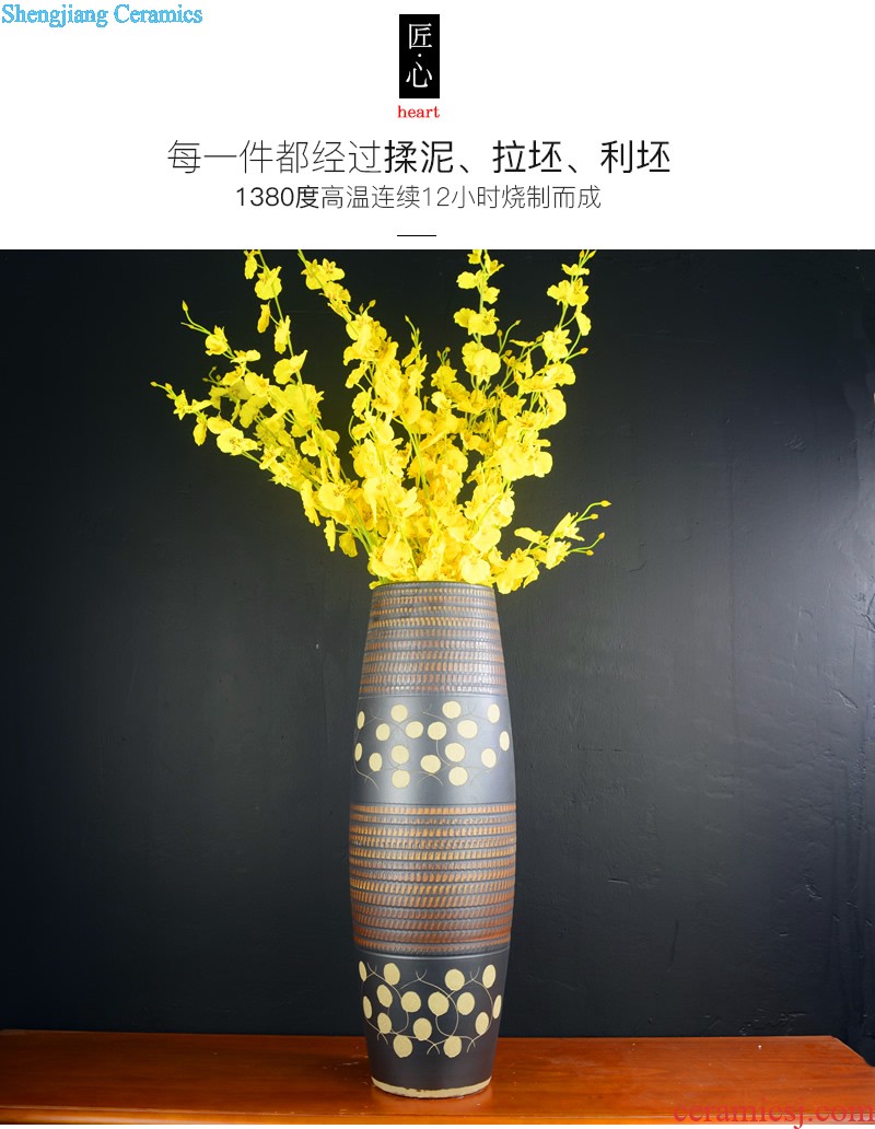 Jingdezhen ceramic modern new Chinese style flower vase The sitting room TV wine porch place home decoration