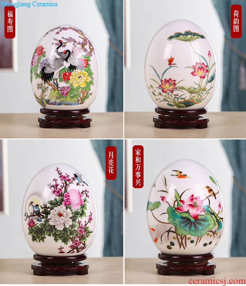 Ikea wine cabinet decoration vase furnishing articles jingdezhen sitting room of contemporary and contracted flower arranging lily creative decoration ceramics