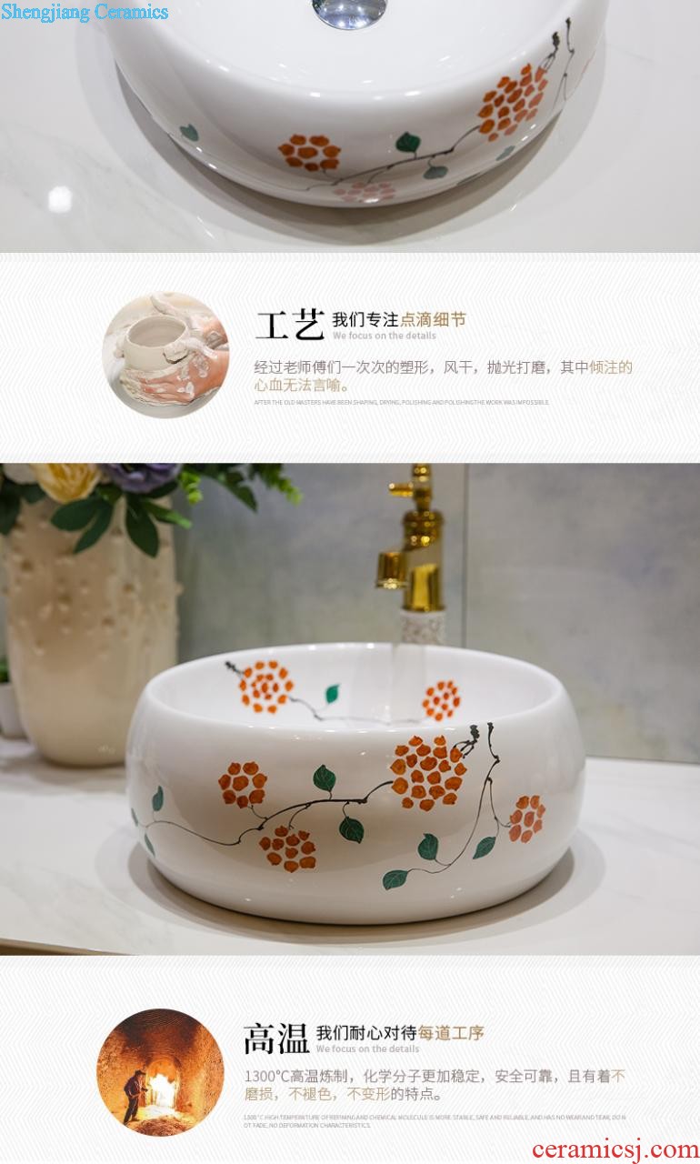 On the ceramic bowl lavatory art basin round continental basin toilet lavabo wash basin filled with flowers