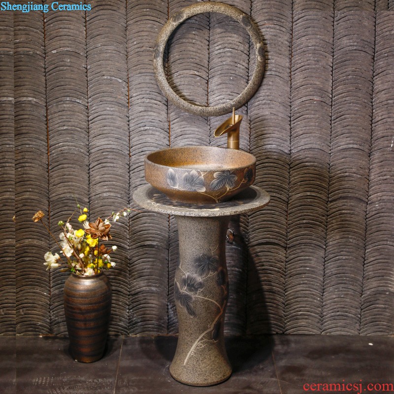 The stage basin of jingdezhen ceramic lavabo that defend bath lavatory basin art basin