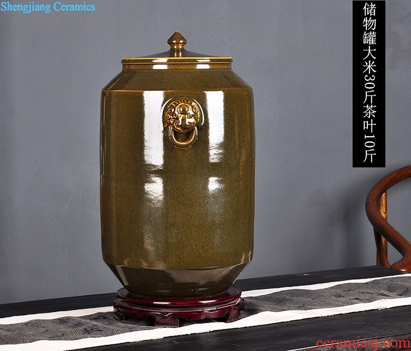 Jingdezhen ceramic vase three suits large household act the role ofing is tasted sitting room adornment handicraft furnishing articles flower vase