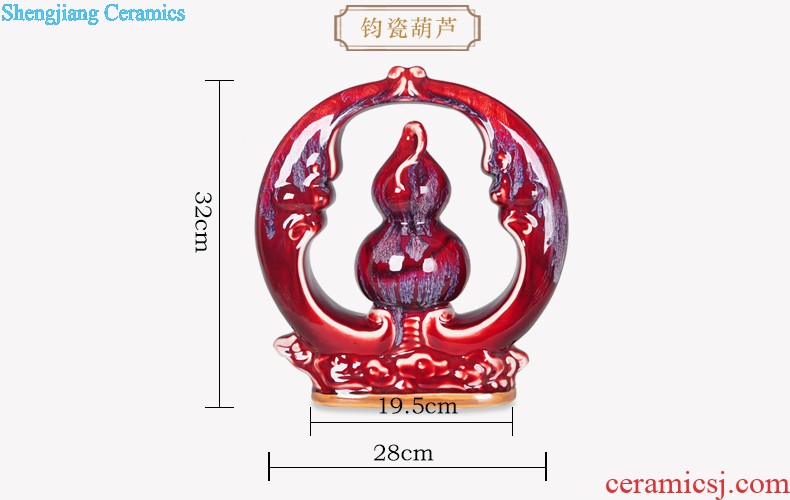 The doors hang dish place jingdezhen ceramics sit plate of Chinese style hotel decoration decoration housewarming gift