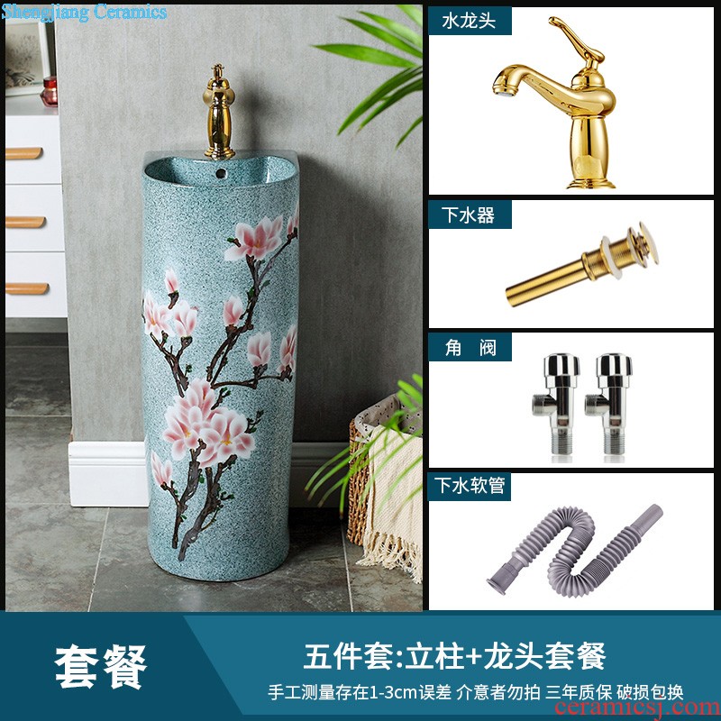 Small basin of wash one vertical integrated basin ceramic column type washs a face basin bathroom column column vertical floor type