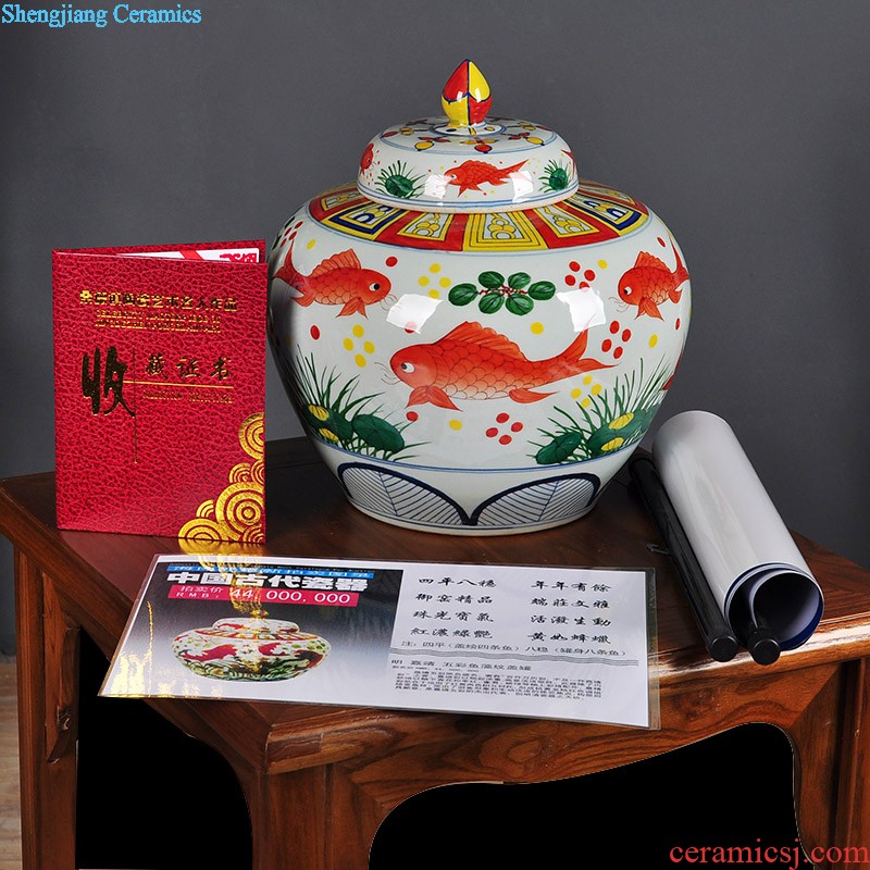 Jingdezhen ceramics vase rich ancient frame sitting room adornment small gourd furnishing articles furnishing articles decoration household arts and crafts