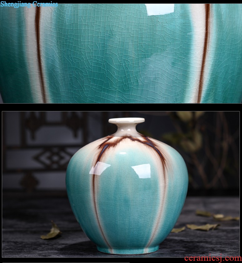 Jingdezhen ceramic sealed cans of restoring ancient ways of household creative caddy trumpet tea POTS portable caddy