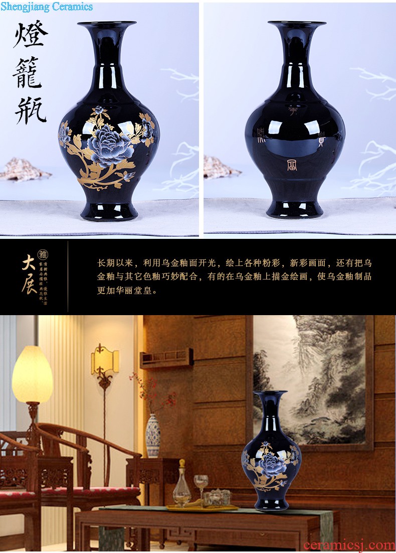 Decorative furnishing articles contracted and fashionable household act the role ofing is tasted ceramics handicraft classic Chinese style decoration plate European coloured drawing or pattern