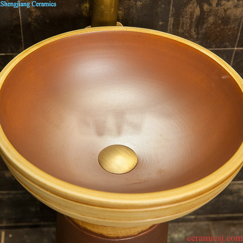 M beautiful balcony separable toilet ceramic basin stage basin lavatory basin that wash a face to wash your hands Huainan xi