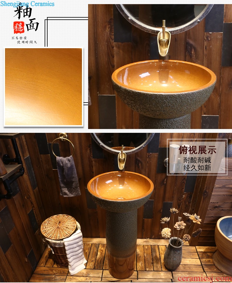 Jia depot Modern Jane European stage basin Sinks ceramic lavabo creative personality art basin